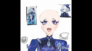 Sorry I was too lazy to put the little details and render😅 #genshinimpact #fyp #shorts #furina