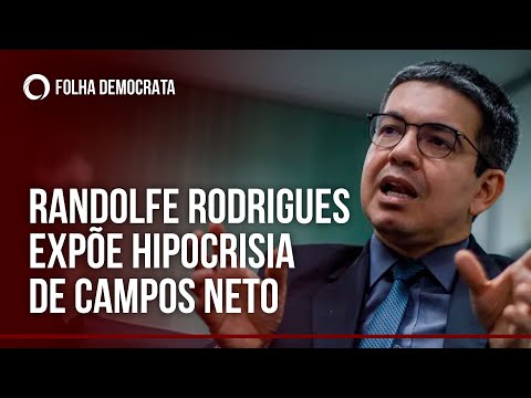 Randolfe Rodrigues expõe hipocrisia de Campos Neto