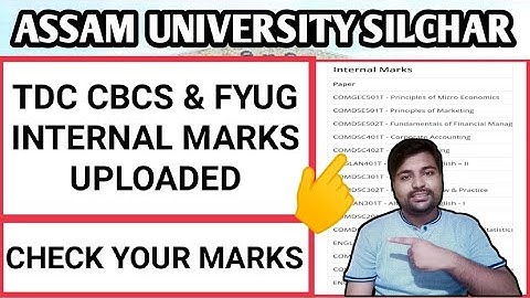 TDC Cbcs & FYUG internal result is OUT | 1st 3rd & 5th Sem | Assam University | Pranoy Roy
