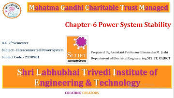 GTU Electrical Power System Video Lectures | Interconnected Power System Chapter 6 Lecture 9 In Guj.