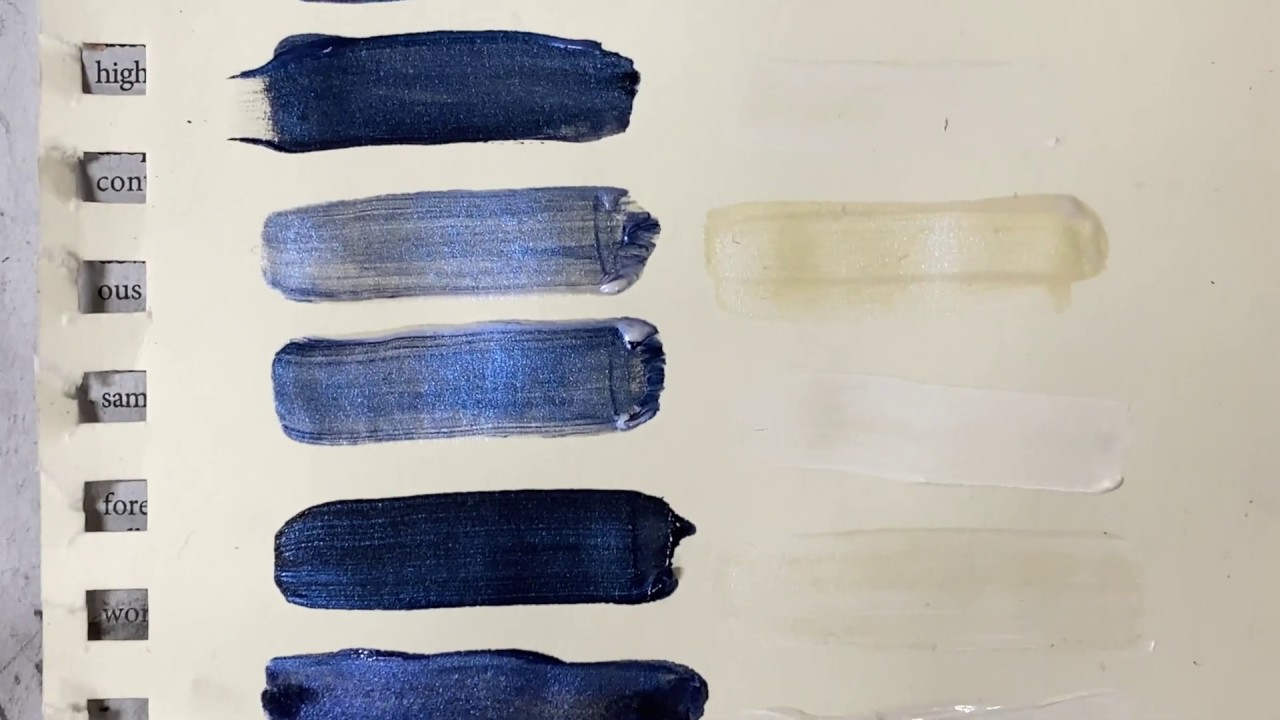 Review Golden Fluid Acrylic Interference Blue (Fine) YouTube