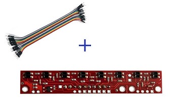 How To Attach Breadboard Wires to QTR8 Sensor