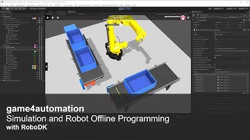 Simulation and Offline Programming of Robots with Game4Automation based on Unity and RoboDK