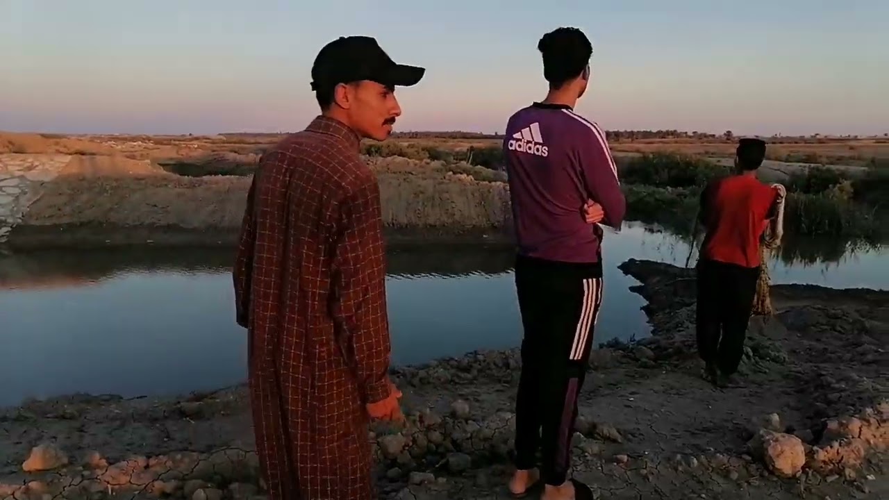 صيد الأسماك في النجف ناحيه القادسية