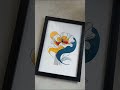 Boho abstract floral painting❤️... Modern canvas wall art or Boho flower wall decor...