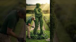 ASMR Mother Son Topiary Love 💕🫂 #asmrvideo #topiary #shorts
