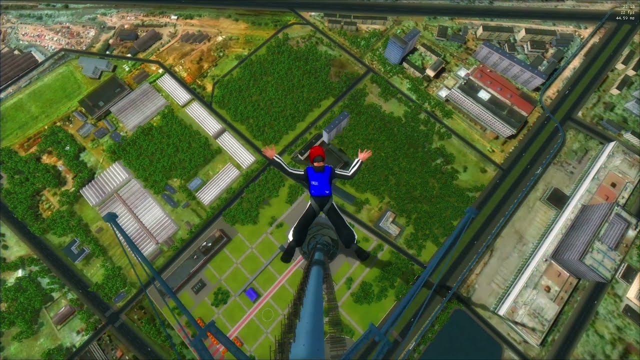 Sketchy close call Backflip base jump