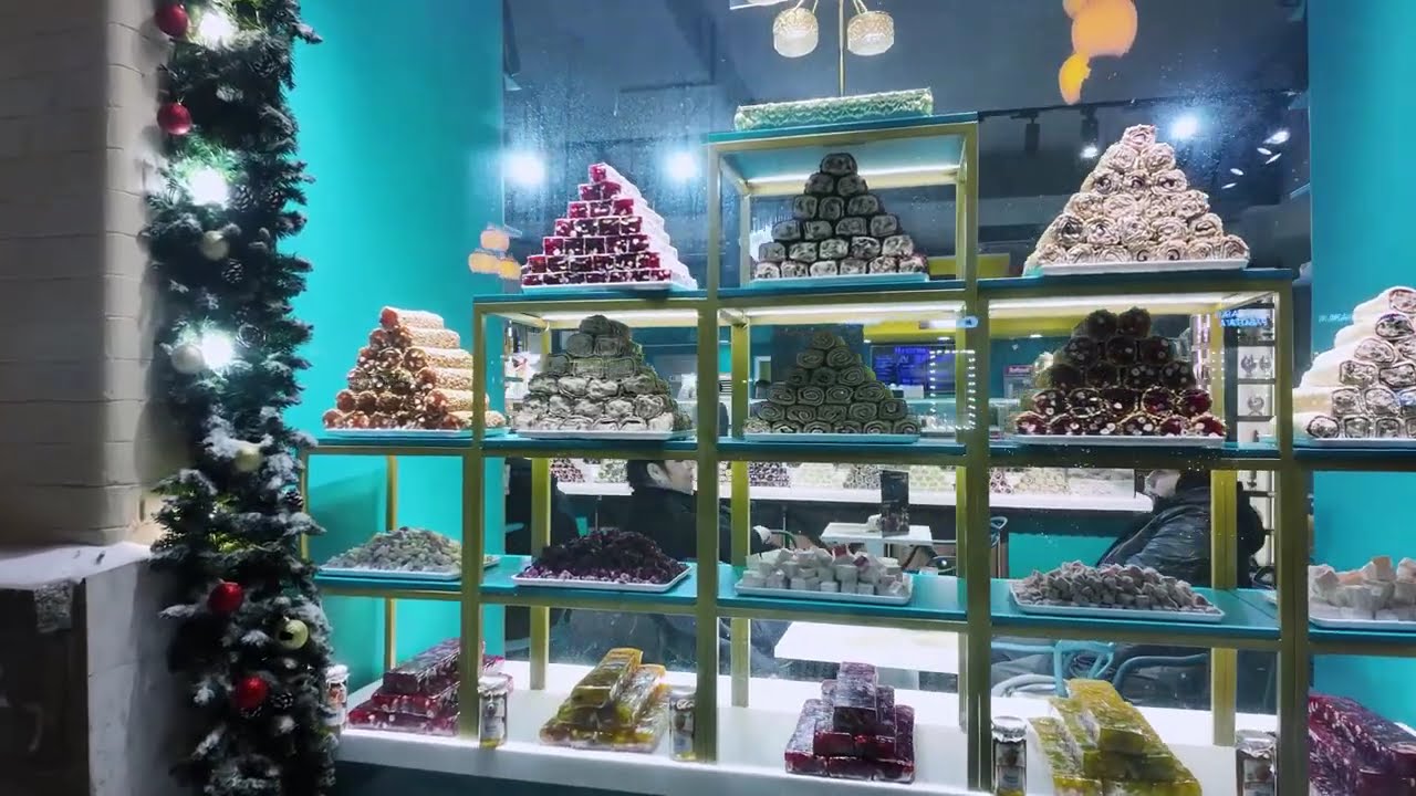 Snowy Winter on Arbat – Magical Christmas Atmosphere in Moscow