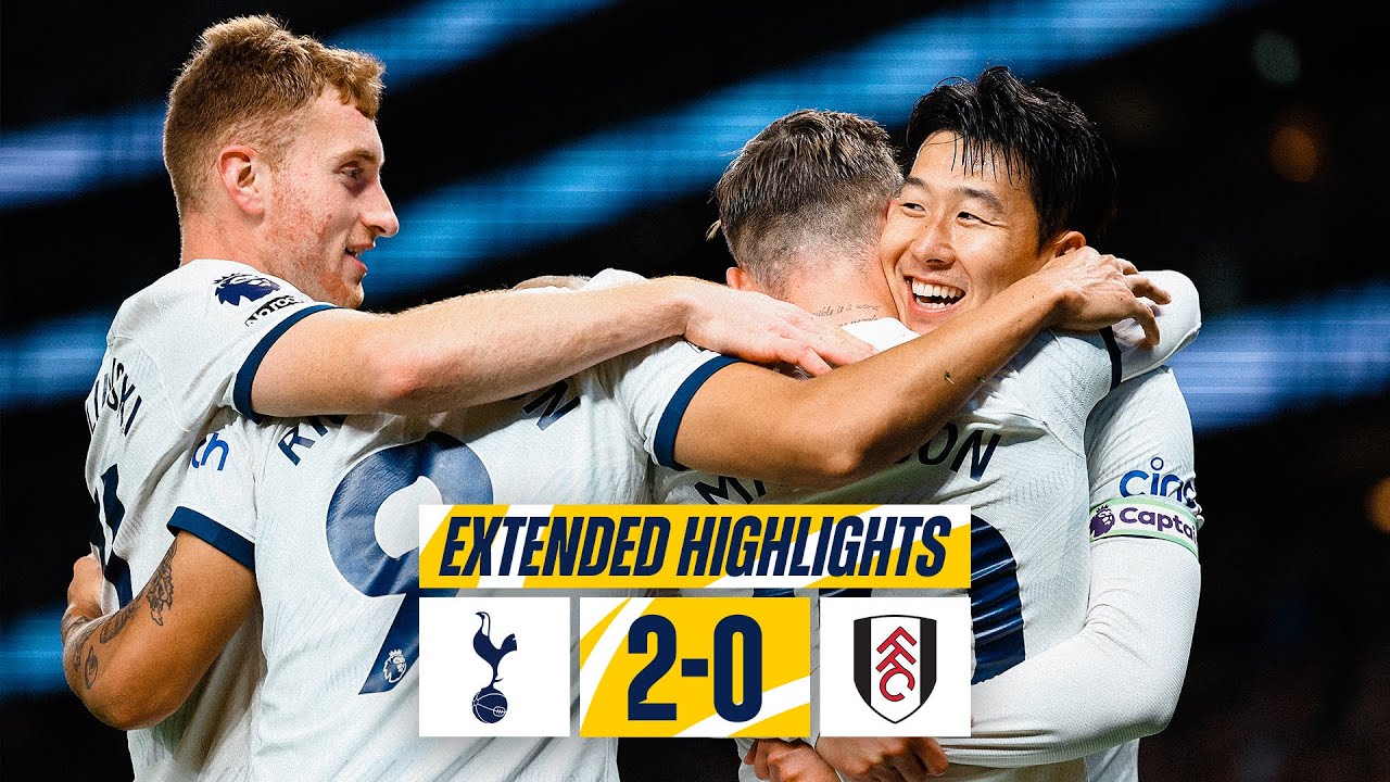 HIGHLIGHTS, Spurs 2-0 Fulham