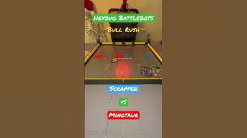 Scrapper vs Minotaur  🐂Bull Rush🐂  Hexbug Battlebots  #hexbugvideos #hexbugbattlebots #battlebots