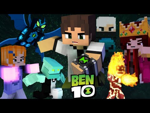Minecraft Ben 10 : Animated Movie | The Dark Force | Full Animation Video
