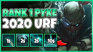 When the RANK 1 Pyke plays URF MODE! Endless dashes is INSANE - League of Legends
