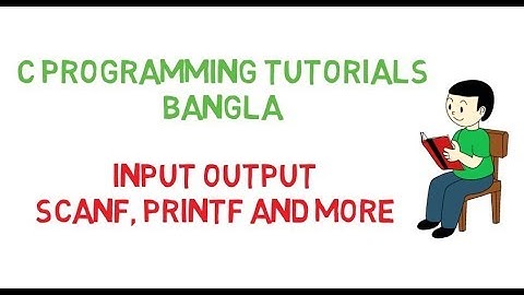 Input Output Instruction in C |  printf, scanf | C programming tutorials Bangla | TechObject Shakil