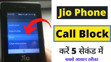 Jio Phone Me Number Block kaise kare | Blacklist Setting In Jio Phone | Block Any Number Jio Phone