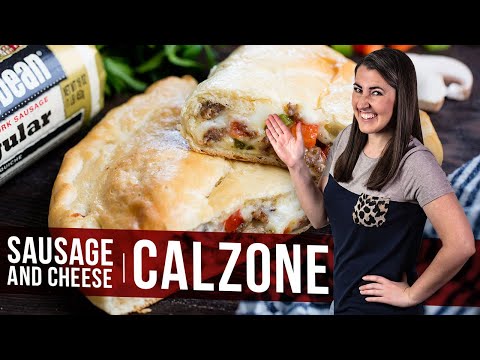 Video: Calzone Dengan Sosej Dan Keju