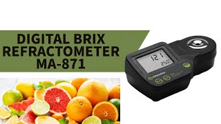 Digital Brix Refractometer, MA-871