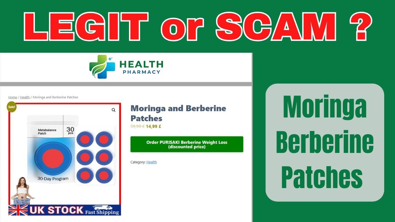Moringa Berberine Patches Reviews—Legit or Scam Site?