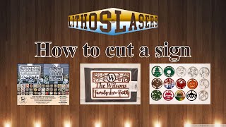 Making a sign with your Glowforge. Part 1. The sign.