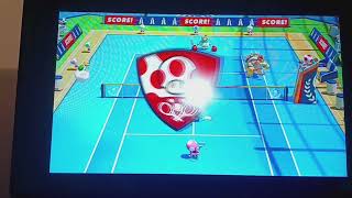 Mario Tennis Aces - Toad And Toadette Vs. Bowser And Bowser Jr. Good Besties Vs. Bowser Henchmen
