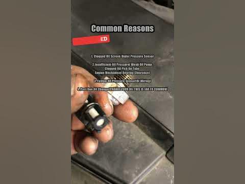 Chevy 5.3 Low Oil Pressure Most Common Reasons - YouTube