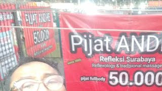 🔴Live PIJAT pelanggan dialam terbuka,pasar malam kodam5 brawijaya SURABAYA