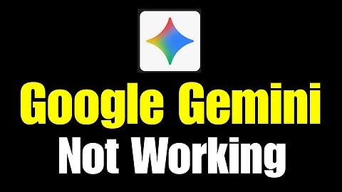 Fix Google Gemini Not Working Problem Solved Step By Step | Gemini App Opening Problem Solution