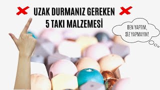Takı Malzemeleri Alırken Dikkatbu Malzemeleri Almayın Paranızı Çöpe Atmayın