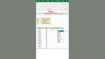 How to use Vlookup in Excel | Vlookup Function in 30 seconds #shorts #exceltips #vlookupformula