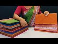 🥭 Chettinad cotton sarees | silver and gold border | without blouse collection | in offer price 🥭