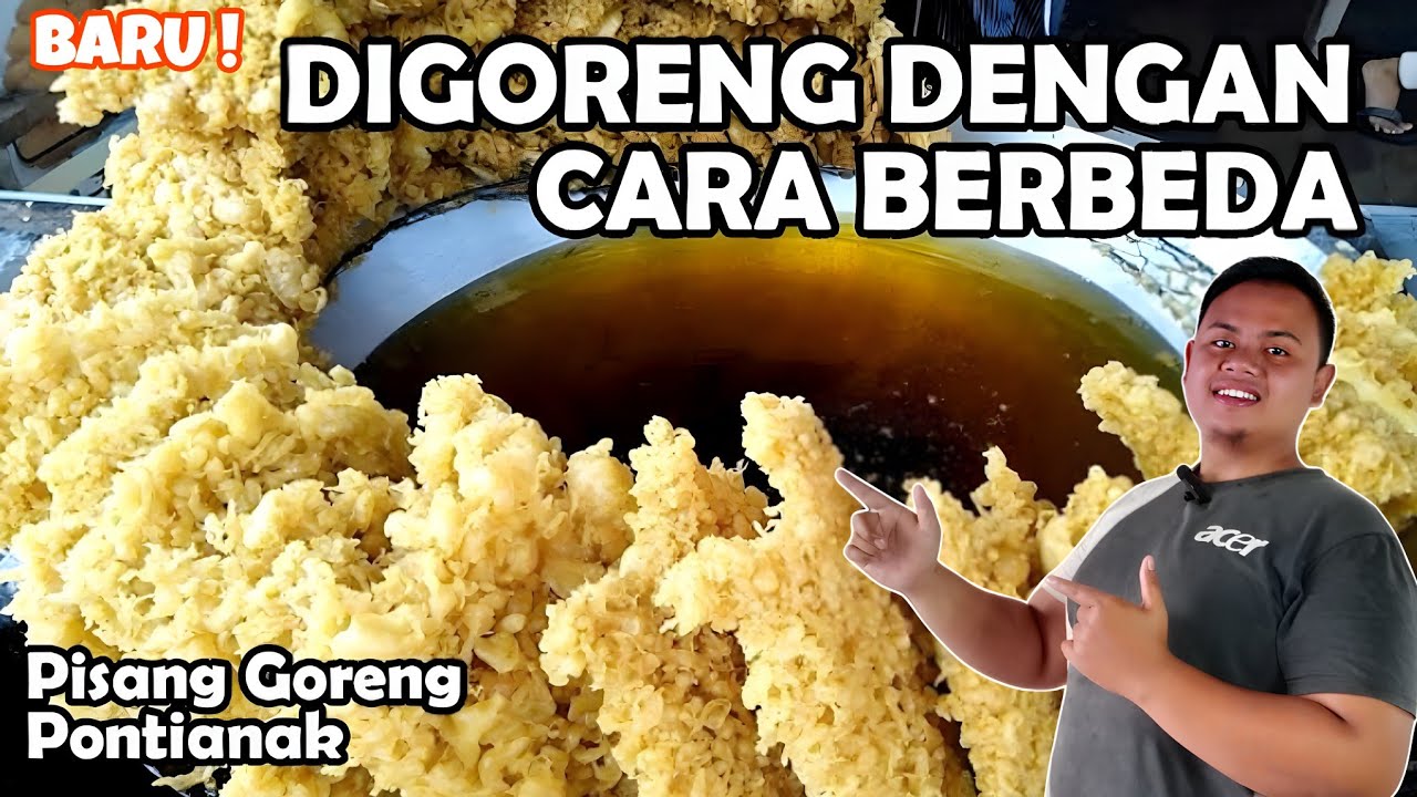 UNTUNG BESAAR🤑🤑🤑 CUMA 3 BAHAN‼️RESEP PISANG GORENG PONTIANAK KRIUK TAHAN 24 JAM🥰