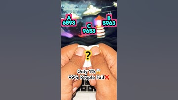 Only 1% Can Solve This 🤯