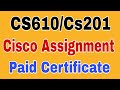 CS610 Assignment 1 Fall 2023
