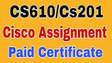 CS610 Assignment 1 Fall 2023