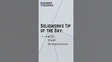 Dubbele dimensies in Solidworks - Tip van de dag #37