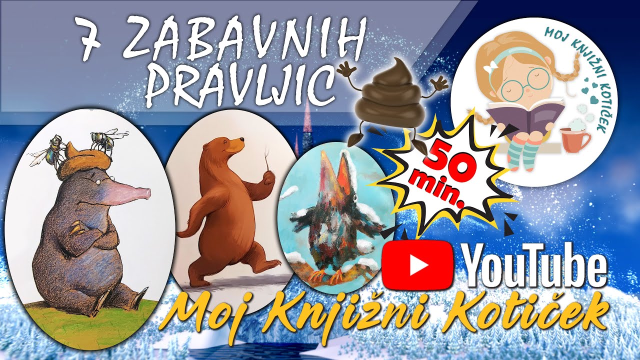 7 ZABAVNIH PRAVLJIC - skupek pravljic za lahko noč