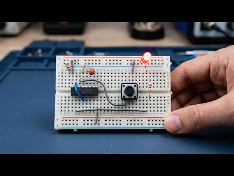 CD4017 Push-Button ON/OFF Toggle Circuit