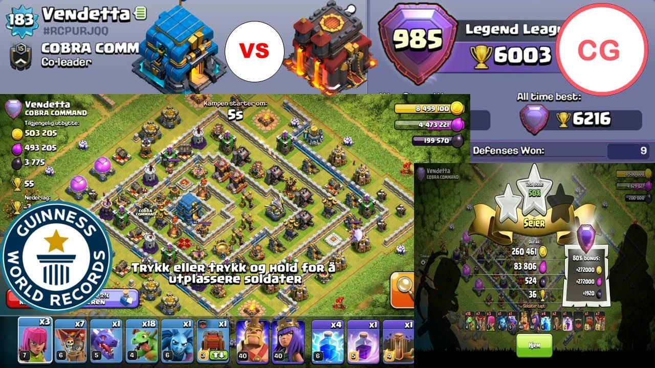 TH10 LEGEND League Guide vs TH12 6000 🏆 | TOP 3 Attacks Episode 1 | Clash of Clans | Clash Guide