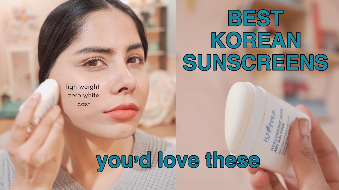 Best Korean Sunscreens Available in India 🌻 YouTube