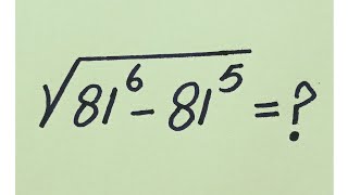 Nice Square Root Simplification | No Calculator 📵
