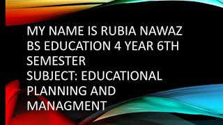 Curriculum development and Implementation