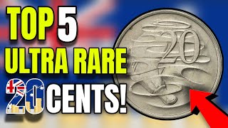 Australian 20 Cents Coins Worth Money! Top 5 Elizabeth II Rarest Finds