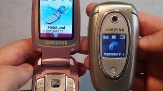Samsung SGH E330 + Samsung SGH X670 Incoming call & Outgoing call at the Same Time