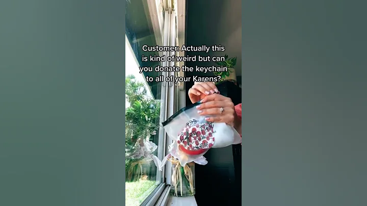 Donating a keychain to a karen?! #shorts