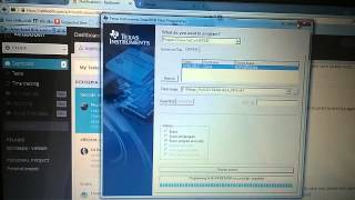 Load ti hex file