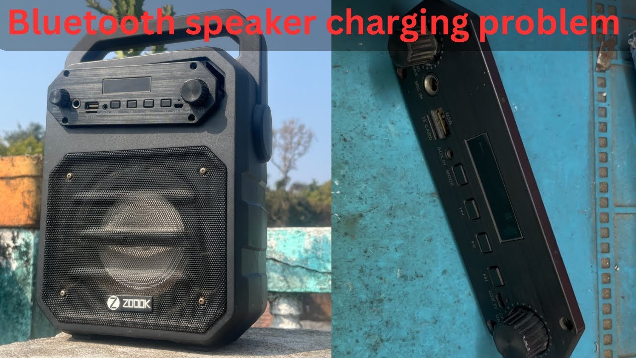 Big size Bluetooth speaker not charging||bluetooth speaker repair