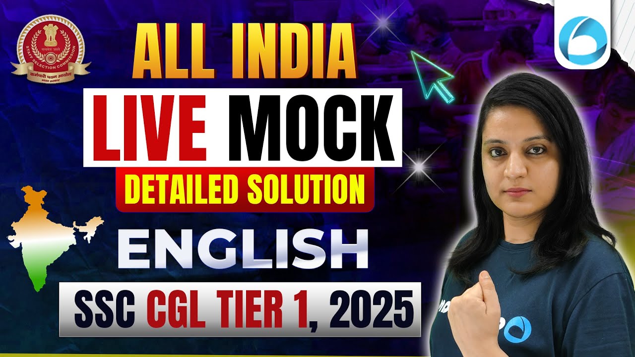 SSC CGL 2025 English Mock Test | July 7 LIVE Solution & Questions English Language | Oliveboard