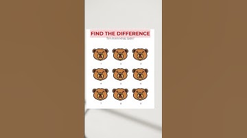 Find the difference #141 #puzzle #quick #hard