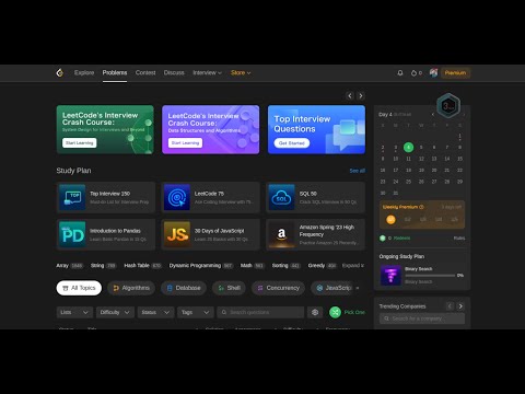 Leetcode clone | Laravel | Inertia.js | vue.js | Tailwind css
