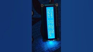 How to make a Arduino ds3231 lcd⏰🔋 clock #electronics #shorts #ytshorts #arduino #tech #diyprojects