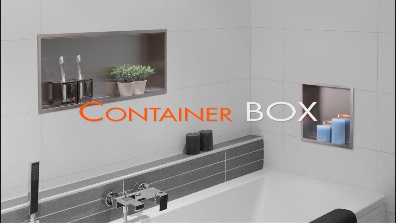 Installazione nicchia da parete (cartongesso) container box ...